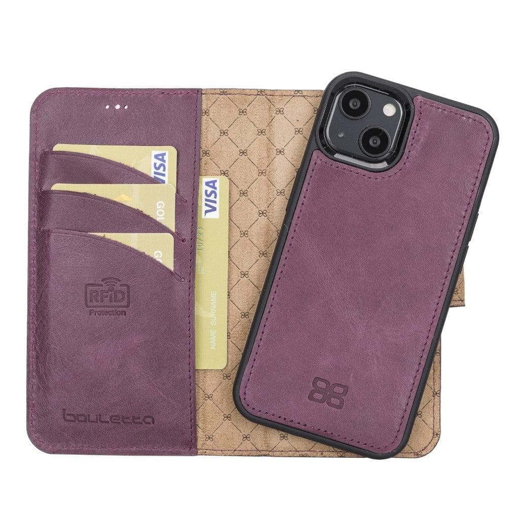 Bayelon Magic iPhone 13 Series Detachable Leather Wallet Case - MW