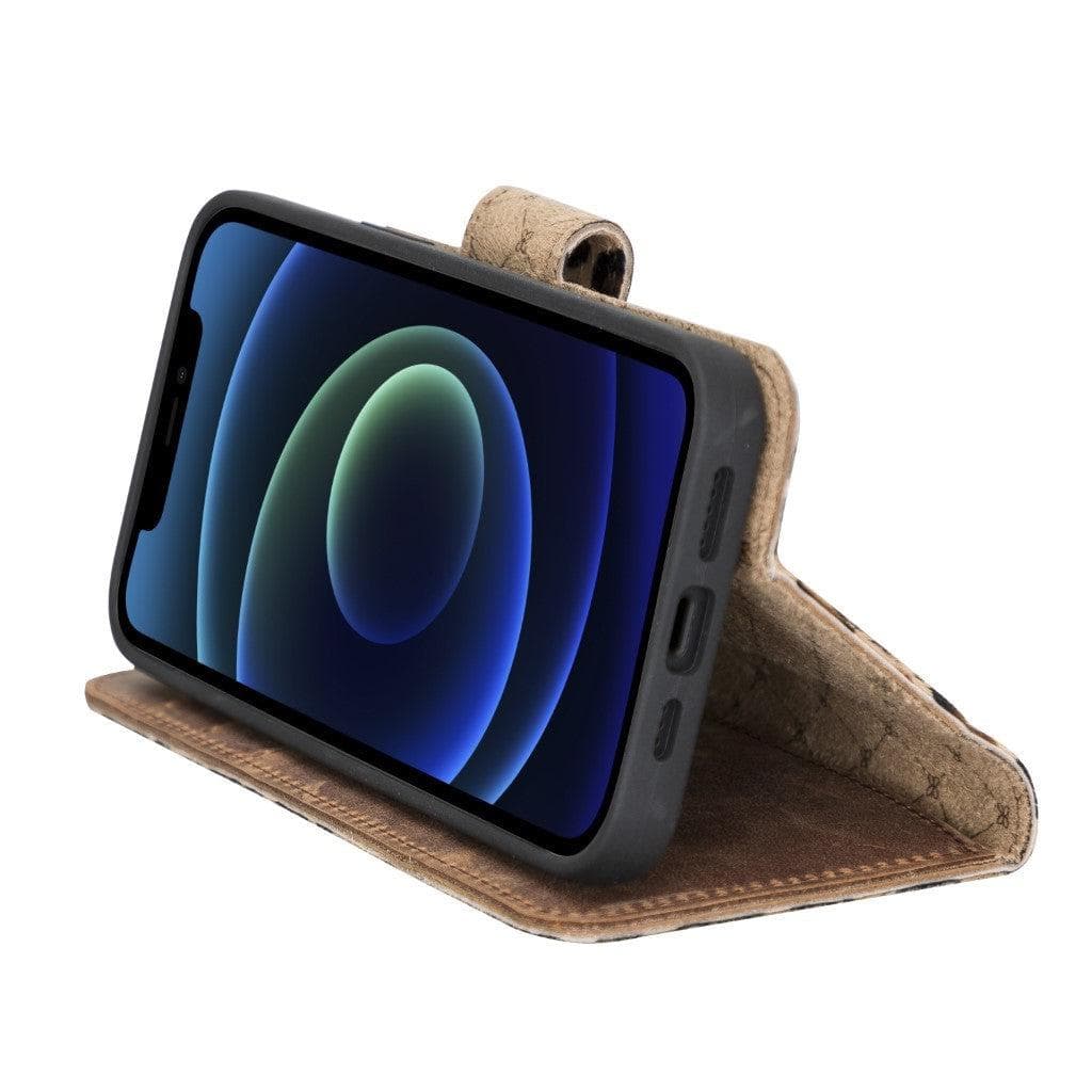 Bayelon Magic iPhone 13 Series Detachable Leather Wallet Case - MW