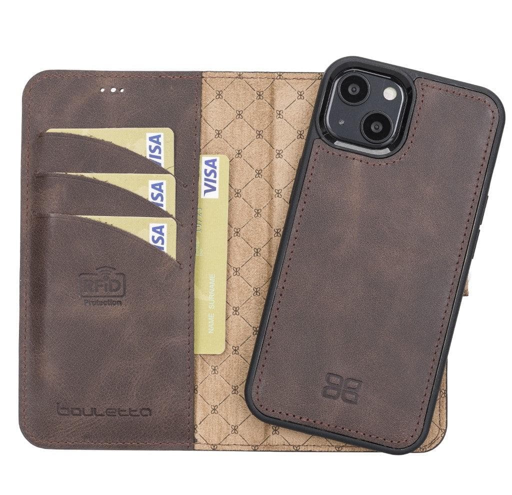 Bayelon Magic iPhone 13 Series Detachable Leather Wallet Case - MW