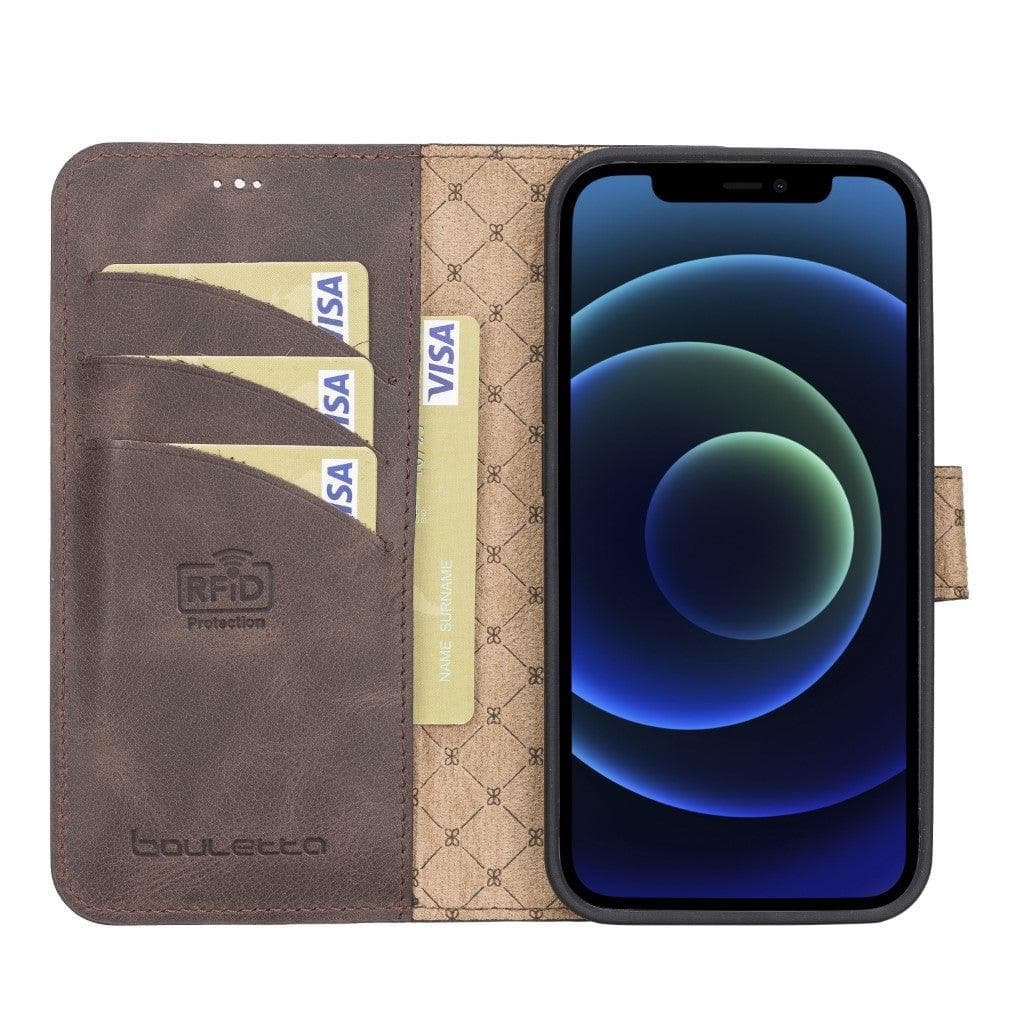 Bayelon Magic iPhone 13 Series Detachable Leather Wallet Case - MW
