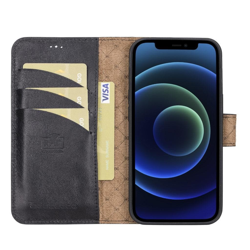 Bayelon Magic iPhone 13 Series Detachable Leather Wallet Case - MW