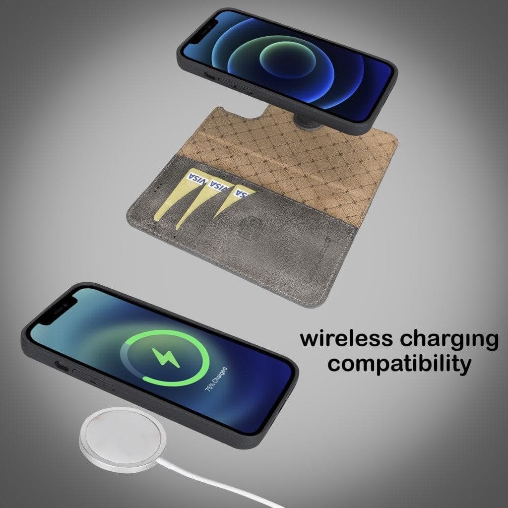 Bayelon Magic iPhone 13 Series Detachable Leather Wallet Case - MW