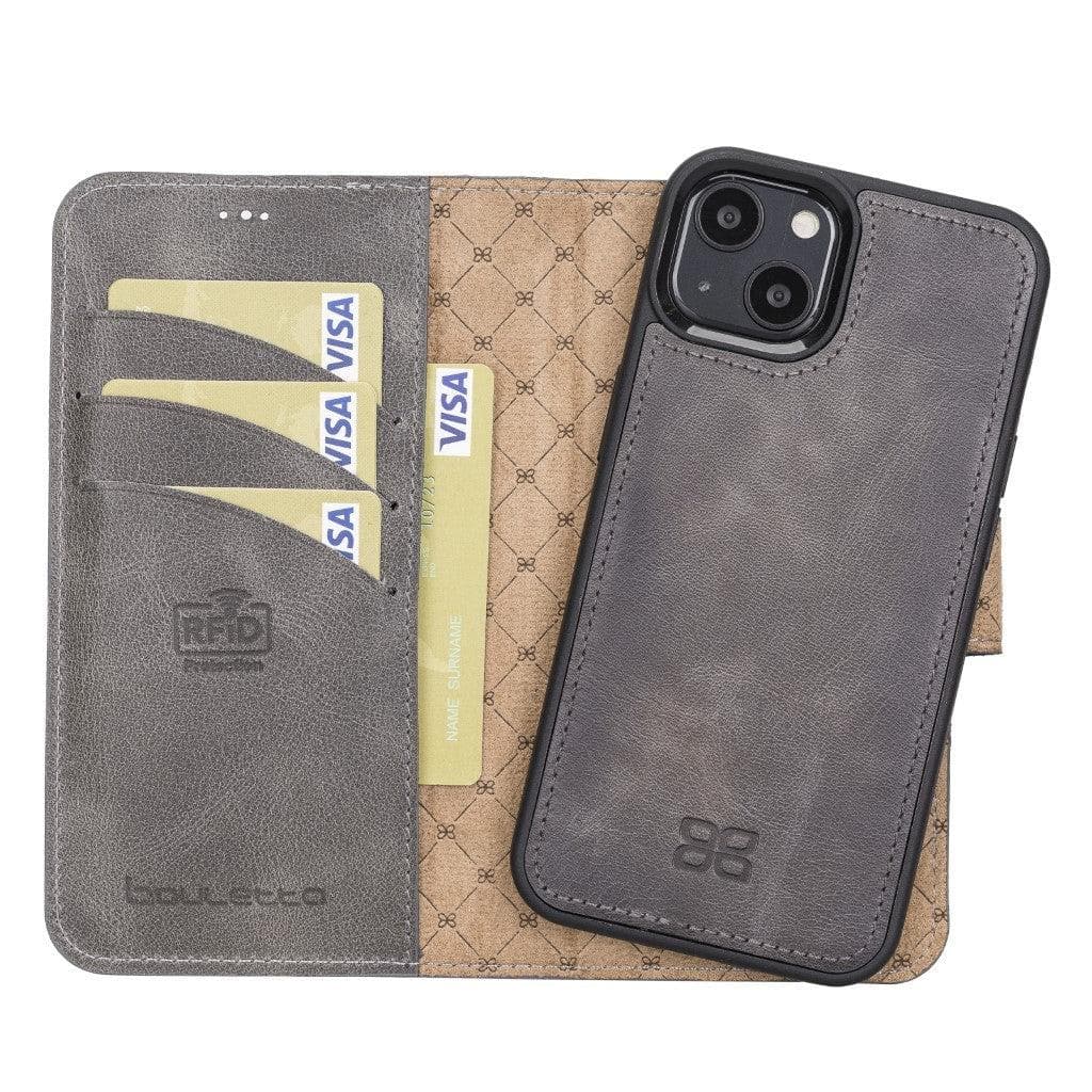Bayelon Magic iPhone 13 Series Detachable Leather Wallet Case - MW