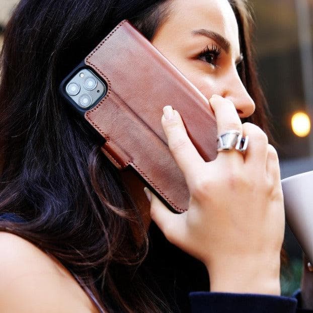 Bayelon Magic iPhone 13 Series Detachable Leather Wallet Case - MW