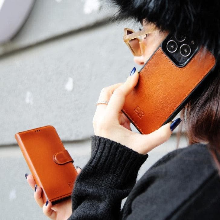 Bayelon Magic iPhone 13 Series Detachable Leather Wallet Case - MW