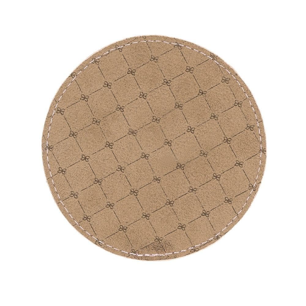 Bayelon Divine Leather Cup Coaster - Handmade Elegance