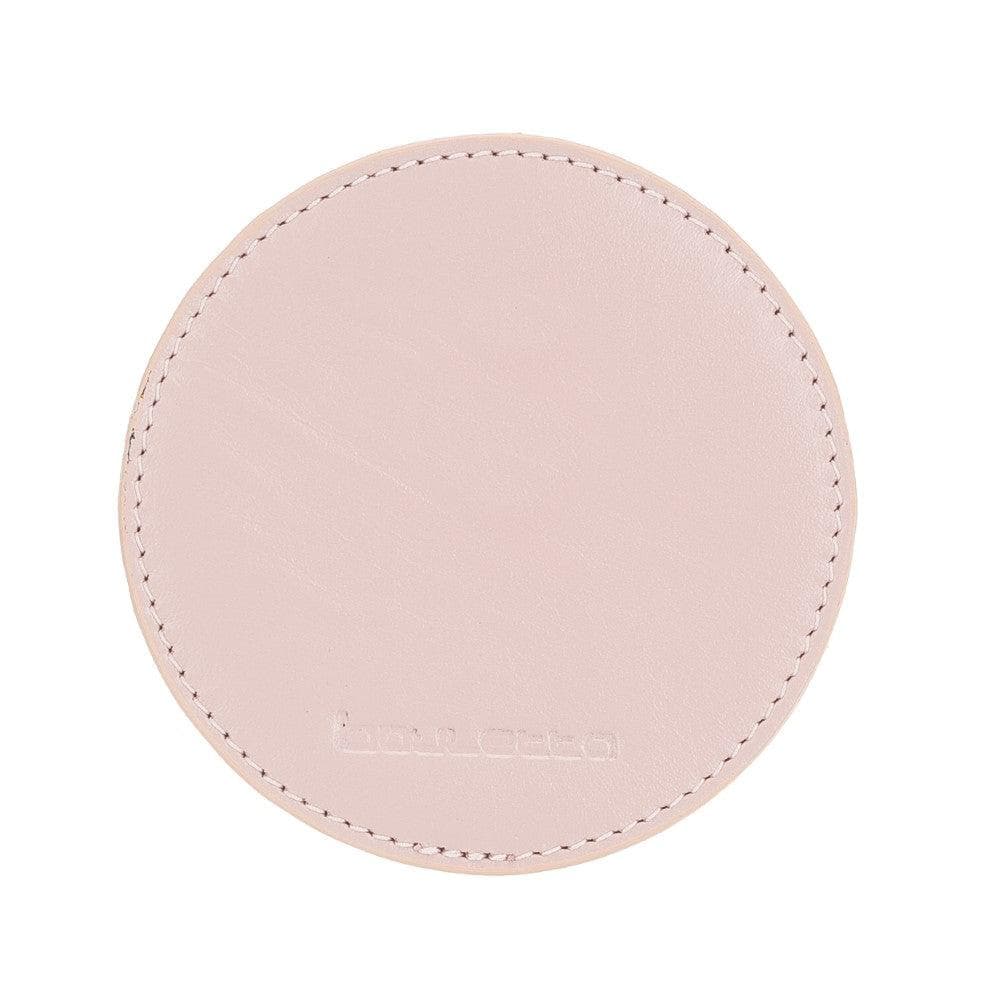 Bayelon Divine Leather Cup Coaster - Handmade Elegance Pink