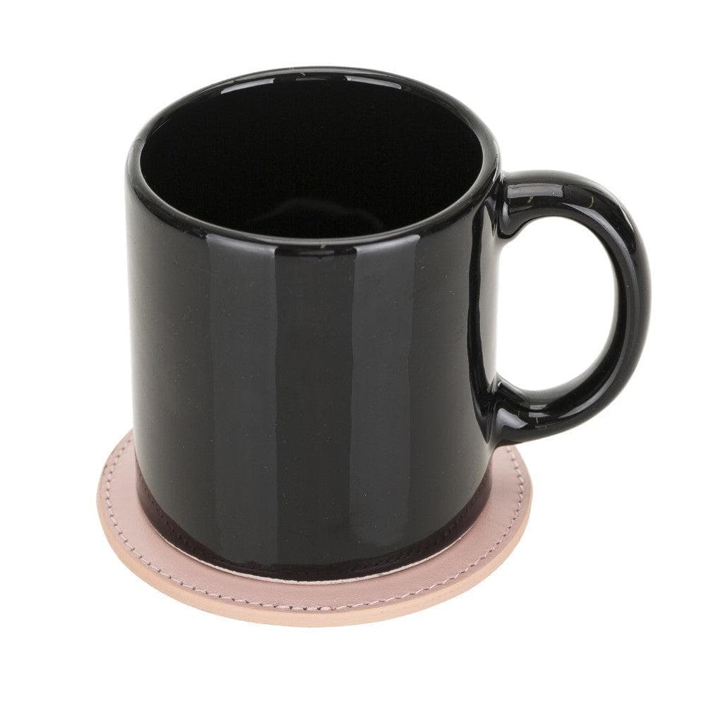 Bayelon Divine Leather Cup Coaster - Handmade Elegance