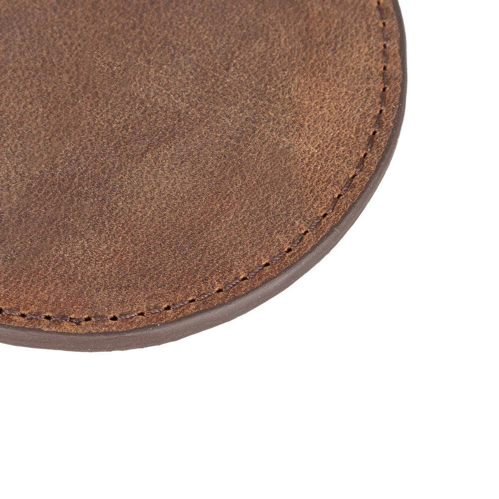 Bayelon Divine Leather Cup Coaster - Handmade Elegance