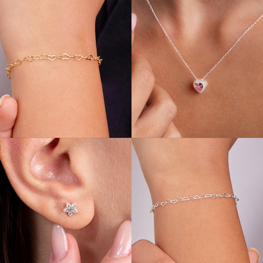 UnBranded Mystery Box, Luxurious Advent Surprise, 12 surprise pieces of 925 Sterling Silver jewelry