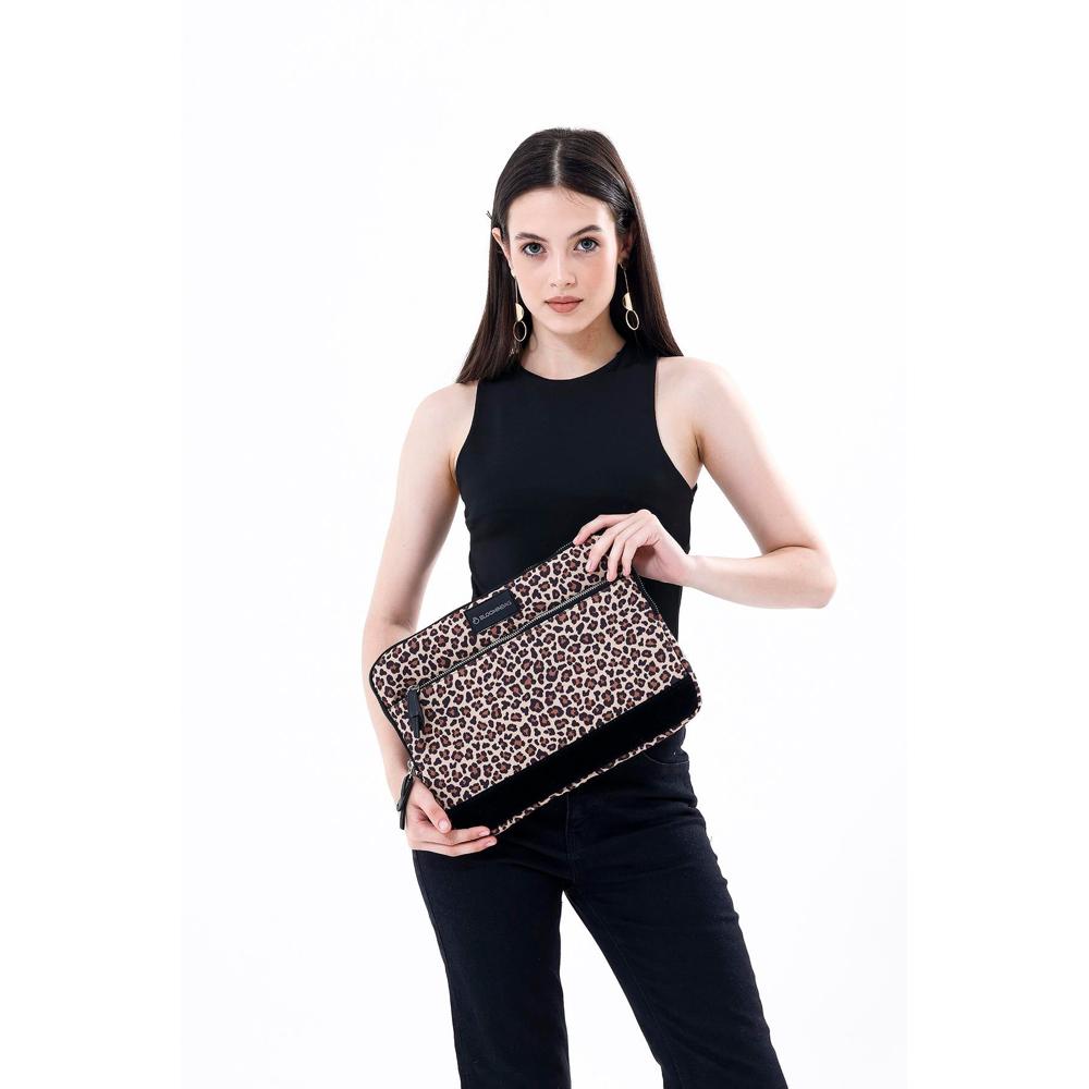 BloominBag Earthy Leopard 14 inch Laptop / MacBook Sleeve