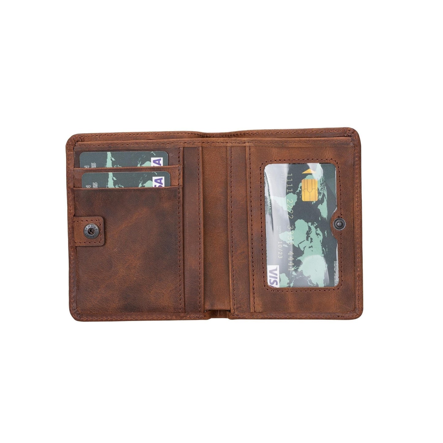 Bayelon Fabio Leather Men's Wallet with Zipper - Handmade Elegance