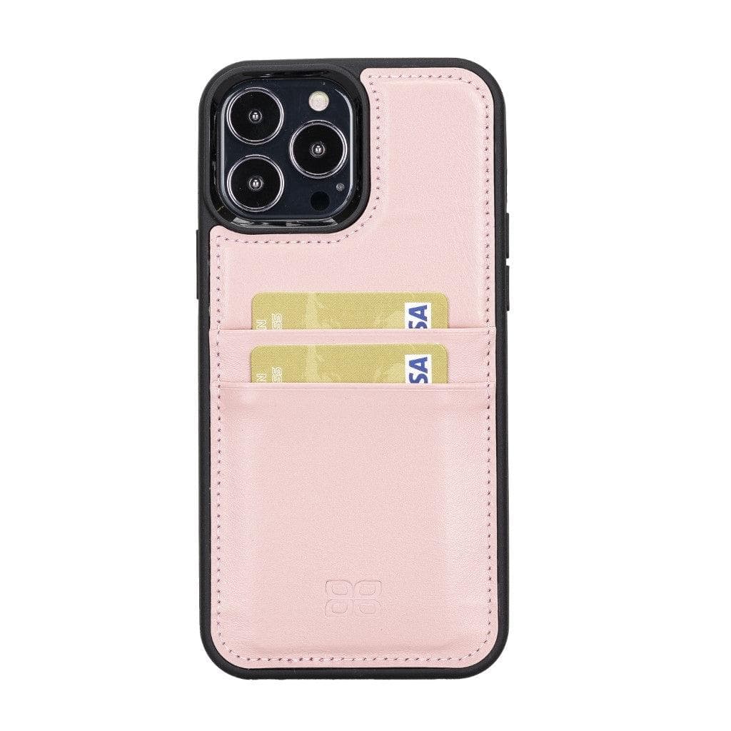Bayelon Flex Cover Leather iPhone 13 Pro Max Case with Card Holder