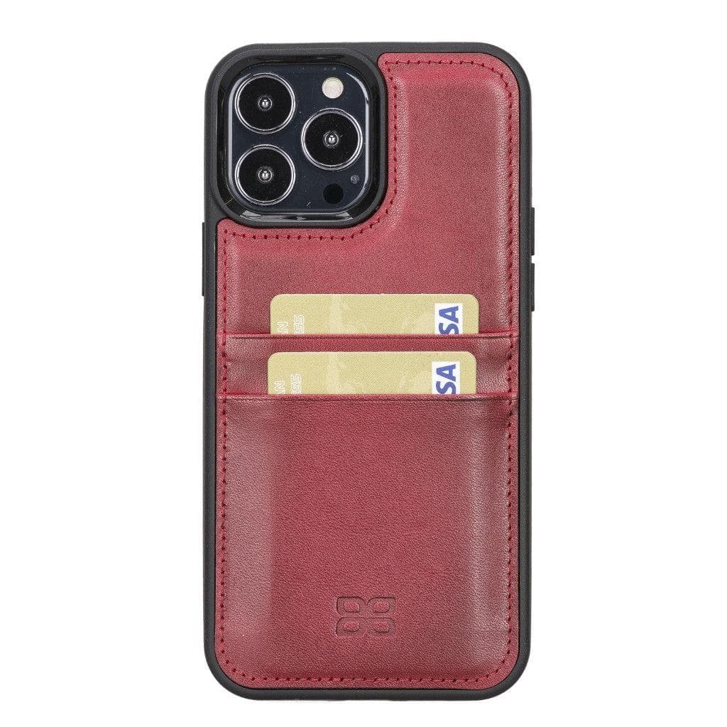 Bayelon Flex Cover Leather iPhone 13 Pro Max Case with Card Holder