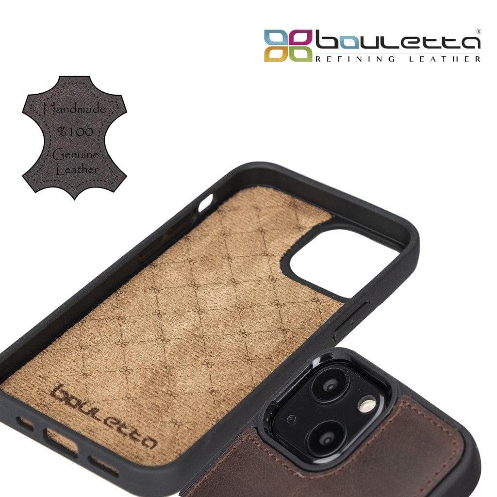 Bayelon Flex Cover Leather iPhone 13 Mini Case with Card Holder
