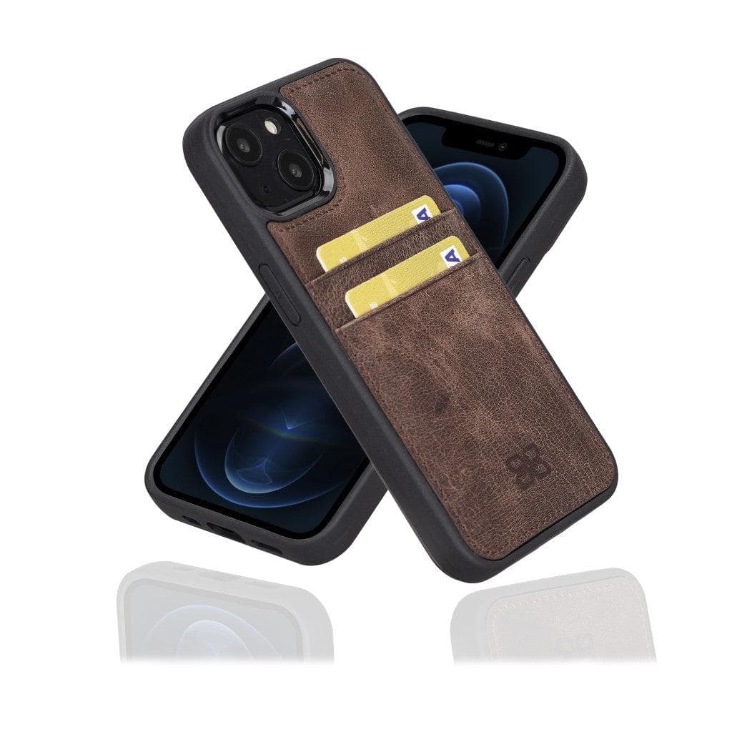 Bayelon Flex Cover Leather iPhone 13 Pro Max Case with Card Holder