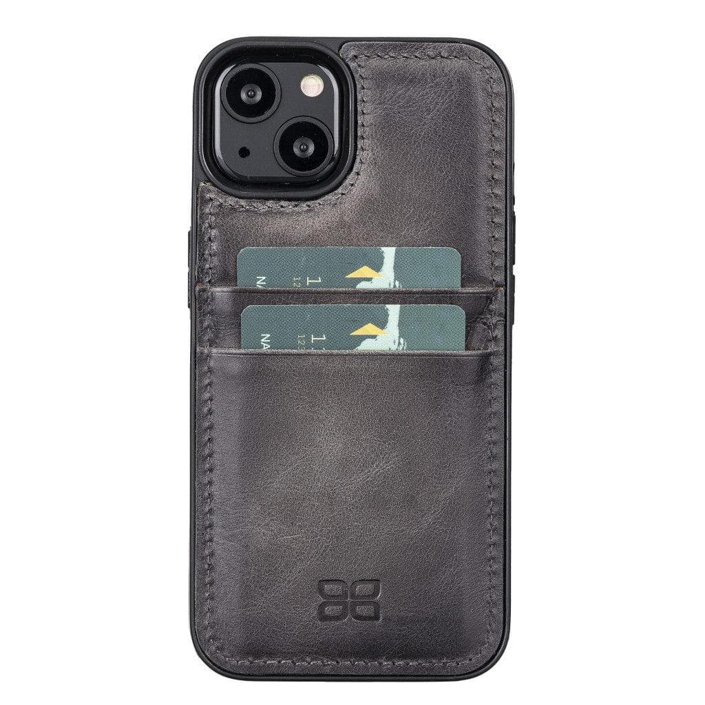 Bayelon Flex Cover Leather iPhone 13 Pro Case with Card Holder