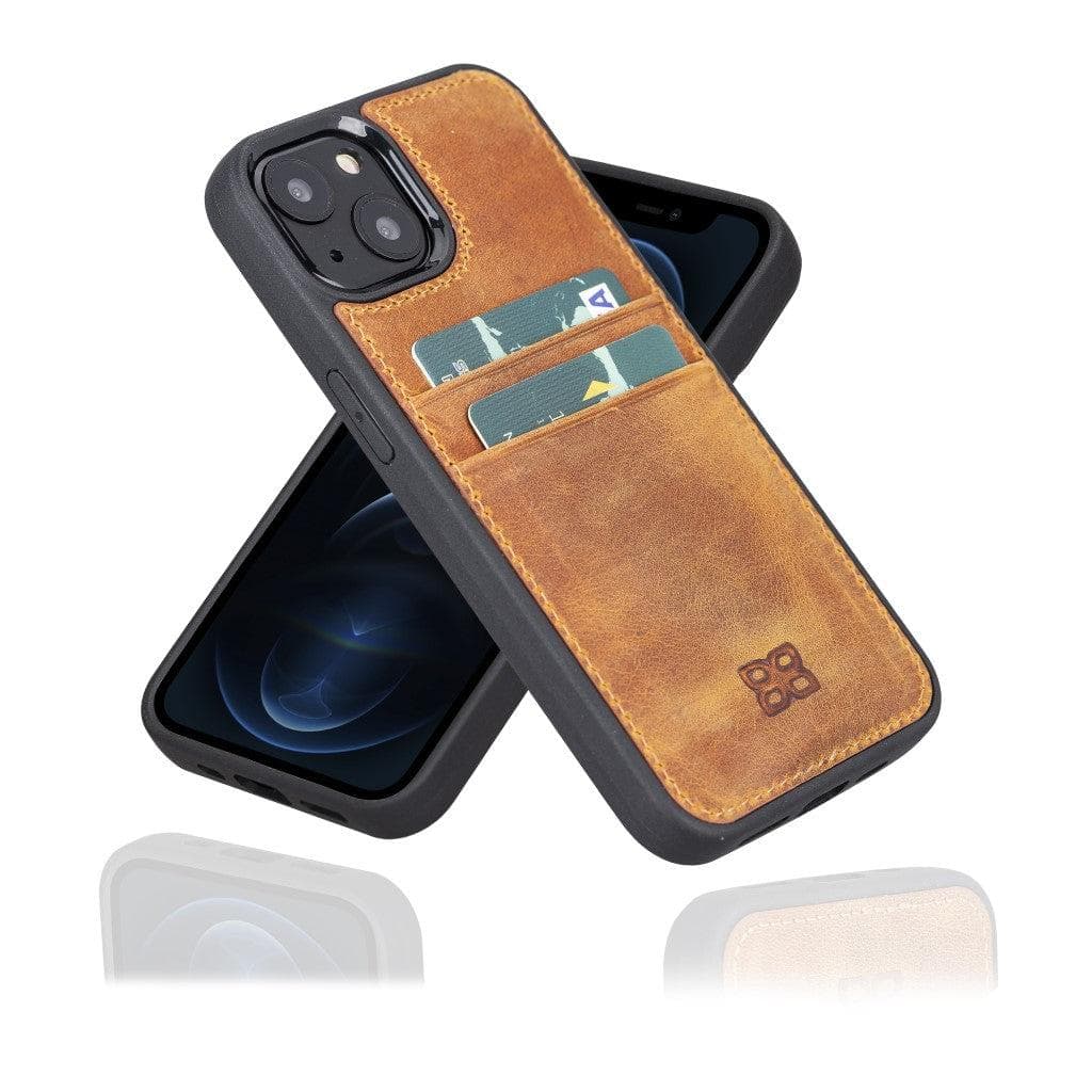 Bayelon Flex Cover Leather iPhone 13 Pro Max Case with Card Holder