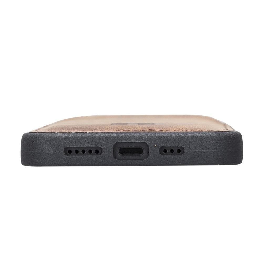 Bayelon Flex Cover Leather iPhone 13 Pro Max Case with Card Holder