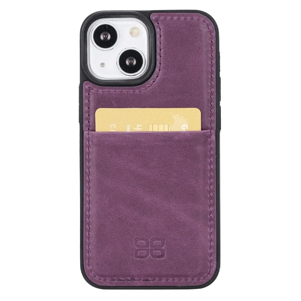 Bayelon Flex Cover Leather iPhone 13 Pro Case with Card Holder