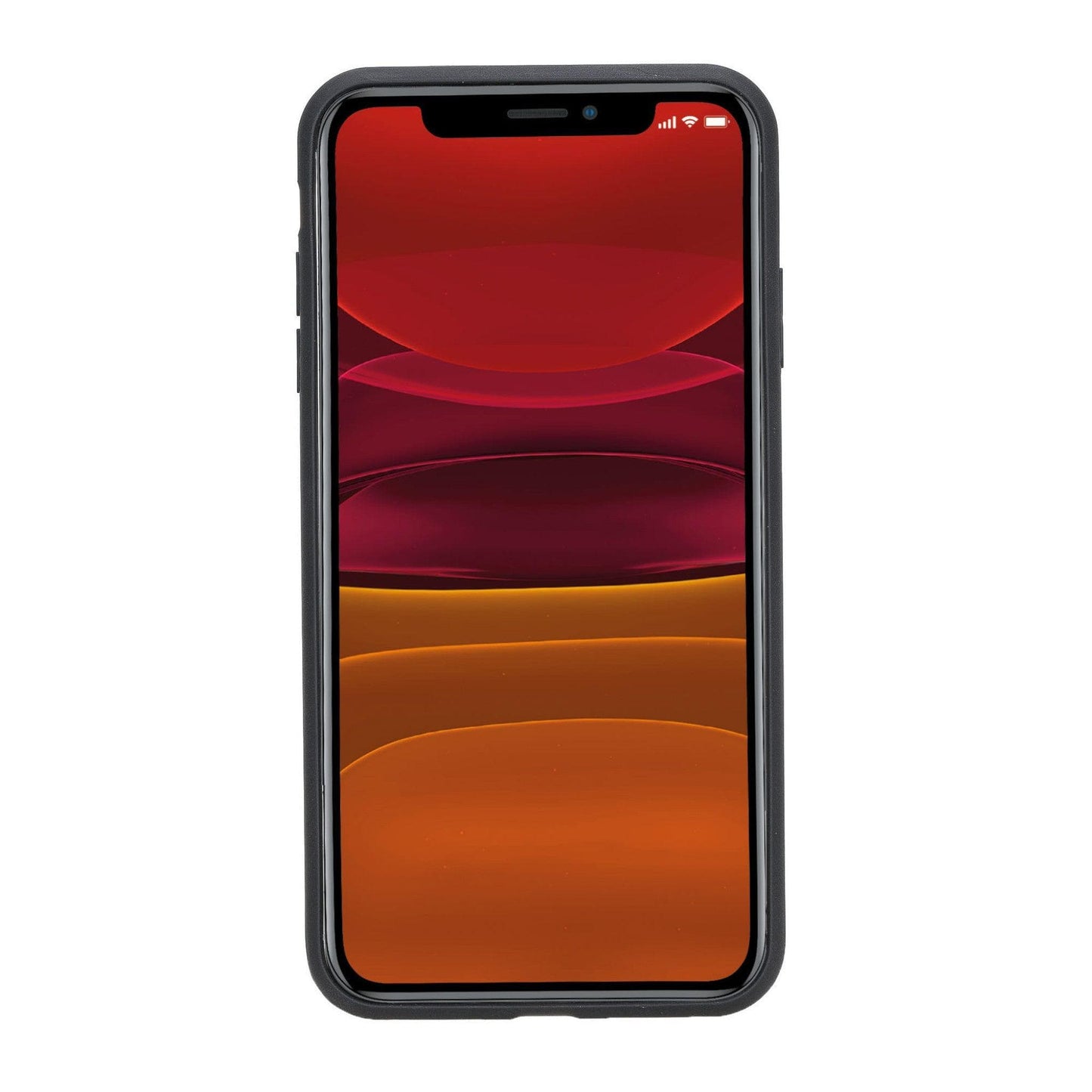 Bayelon Flex Cover Leather iPhone 11 Pro Max Case with Card Holder & Hand Strap