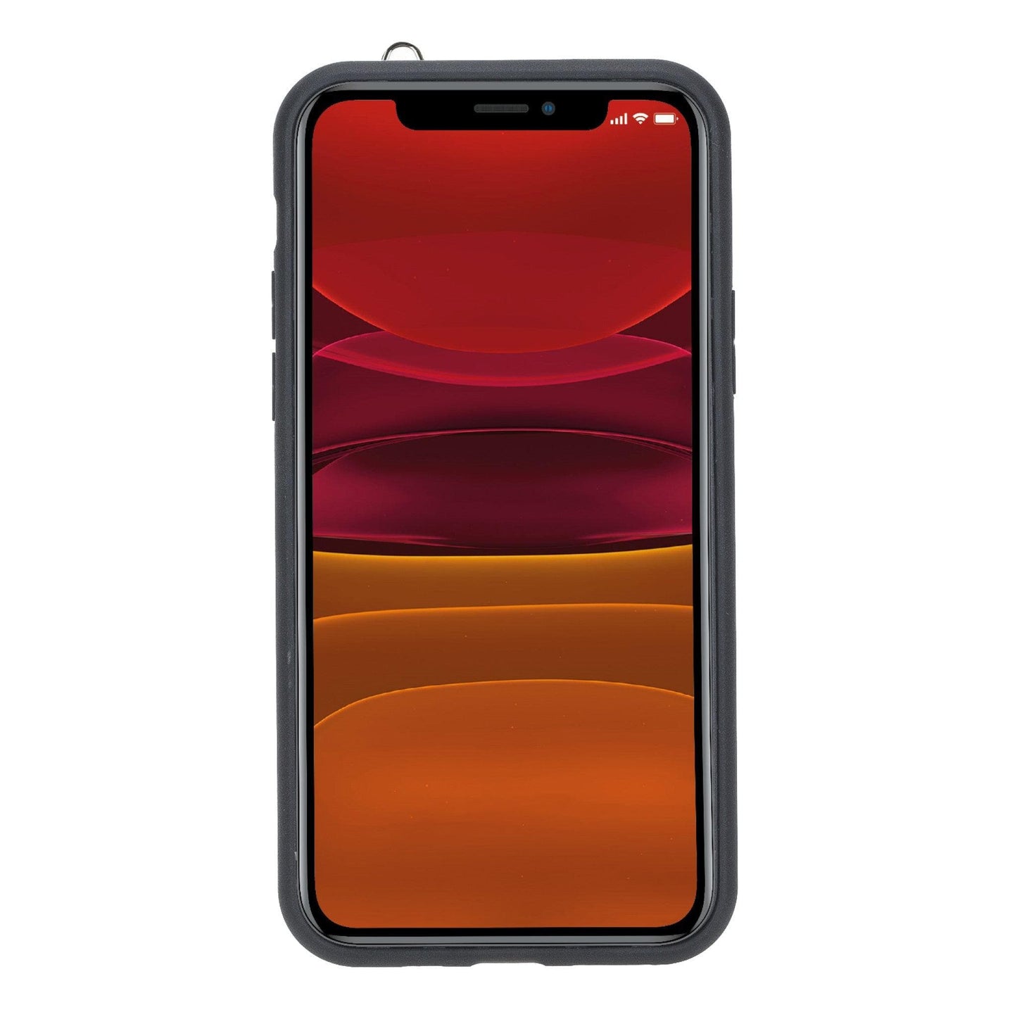 Bayelon Flex Cover Leather iPhone 11 Pro Max Case with Card Holder & Hand Strap