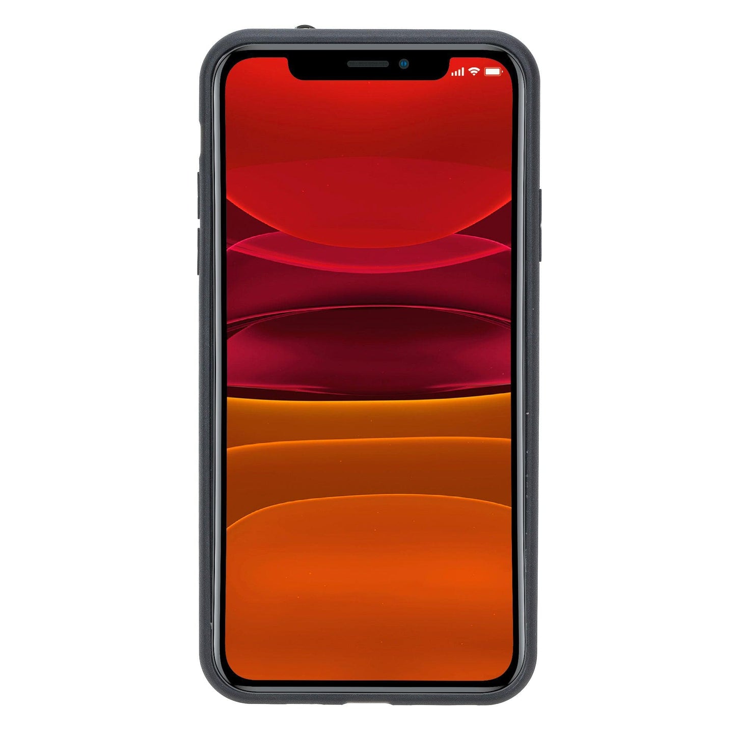 Bayelon Flex Cover Leather iPhone 11 Pro Max Case with Card Holder & Hand Strap