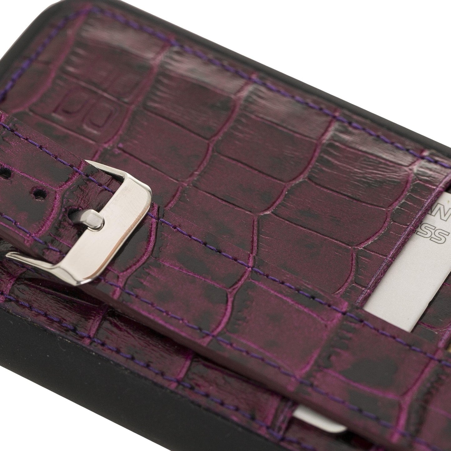 Bayelon Flex Cover Leather iPhone 11 Pro Max Case with Card Holder & Hand Strap