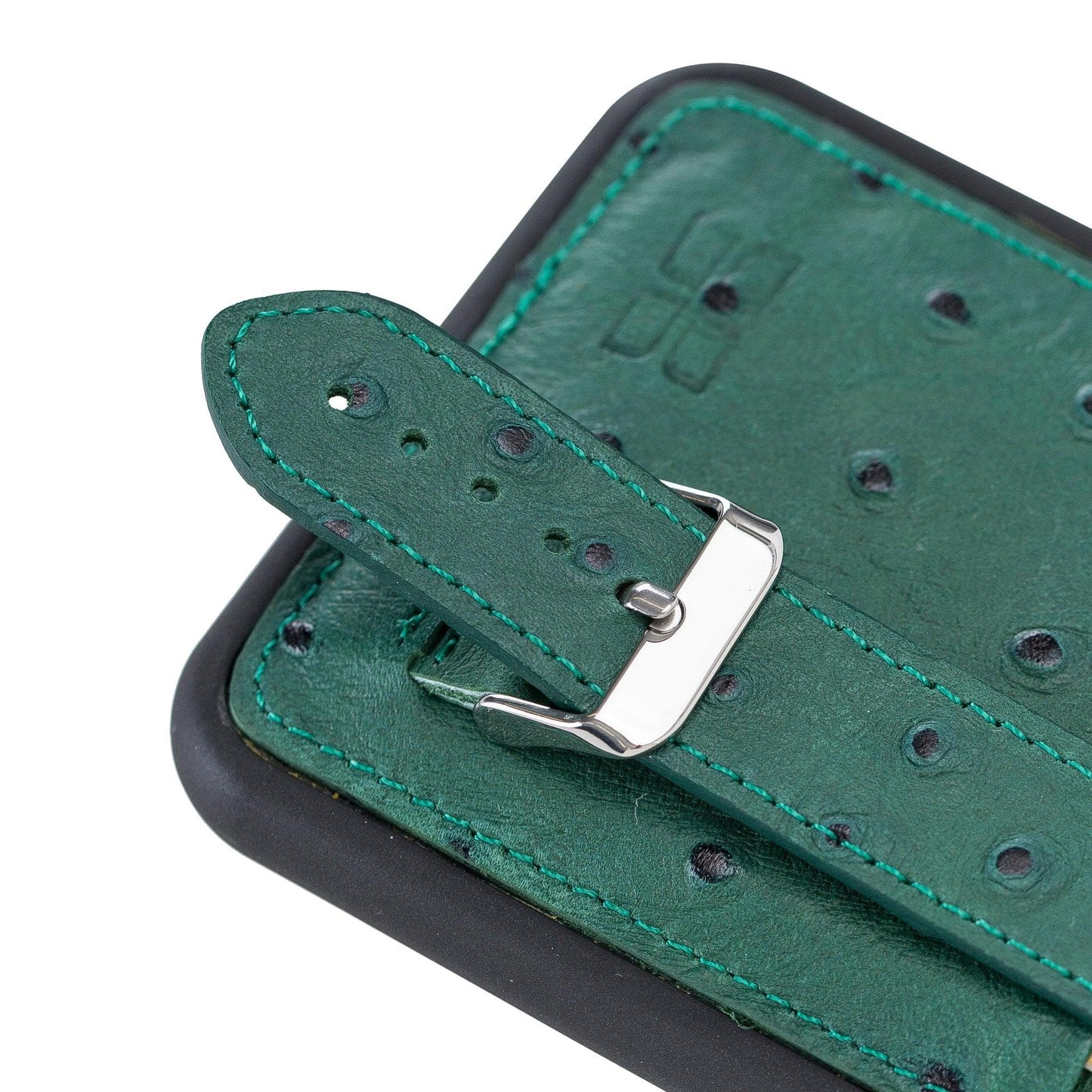 Bayelon Flex Cover Leather iPhone 11 Pro Max Case with Card Holder & Hand Strap