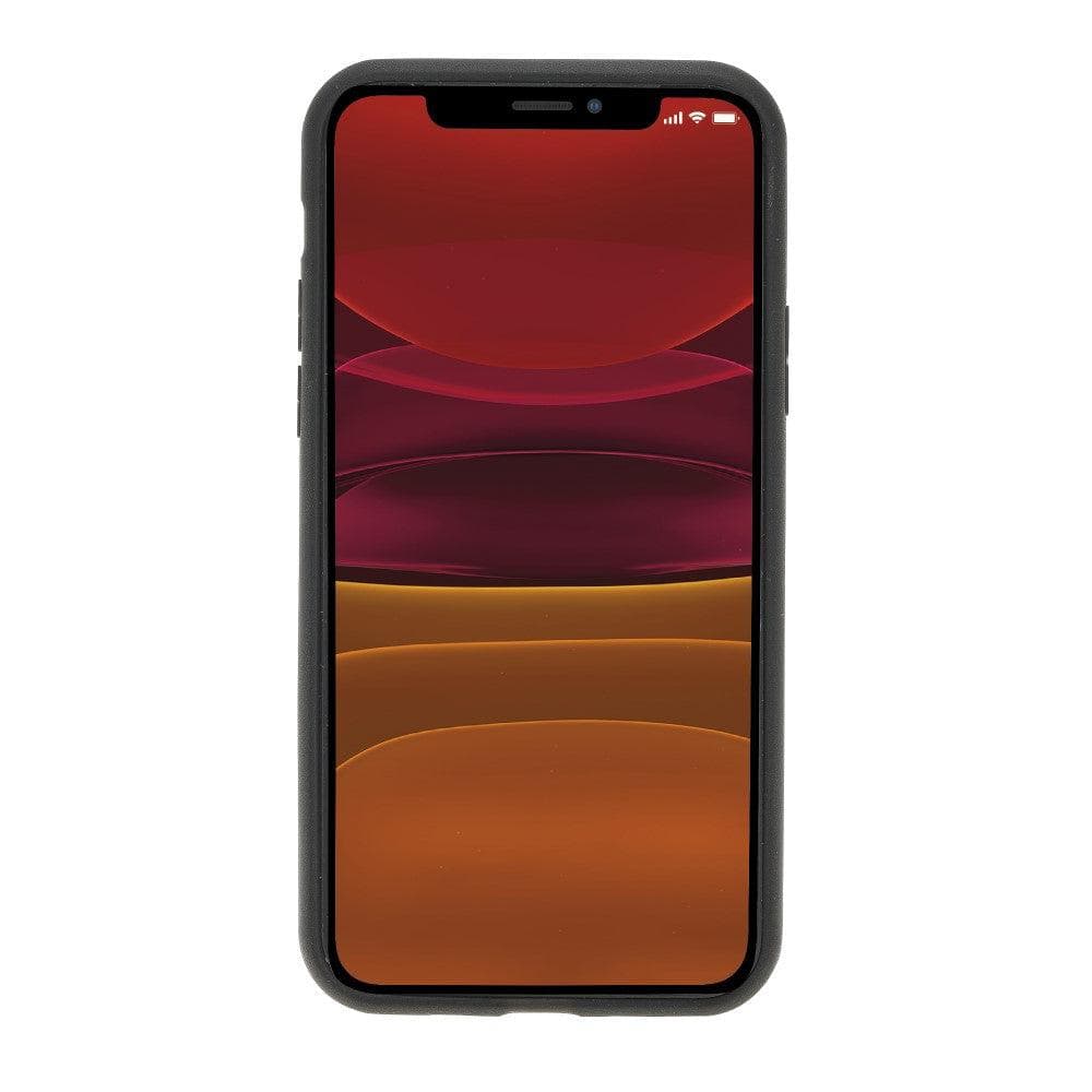Bayelon Flex Cover Leather iPhone 11 Pro Max Case with Card Holder & Hand Strap