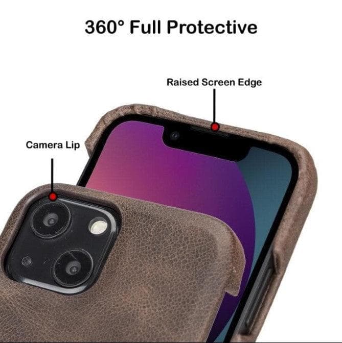 Bayelon F360 Genuine Leather iPhone 12 Mini Case - Luxurious Protection
