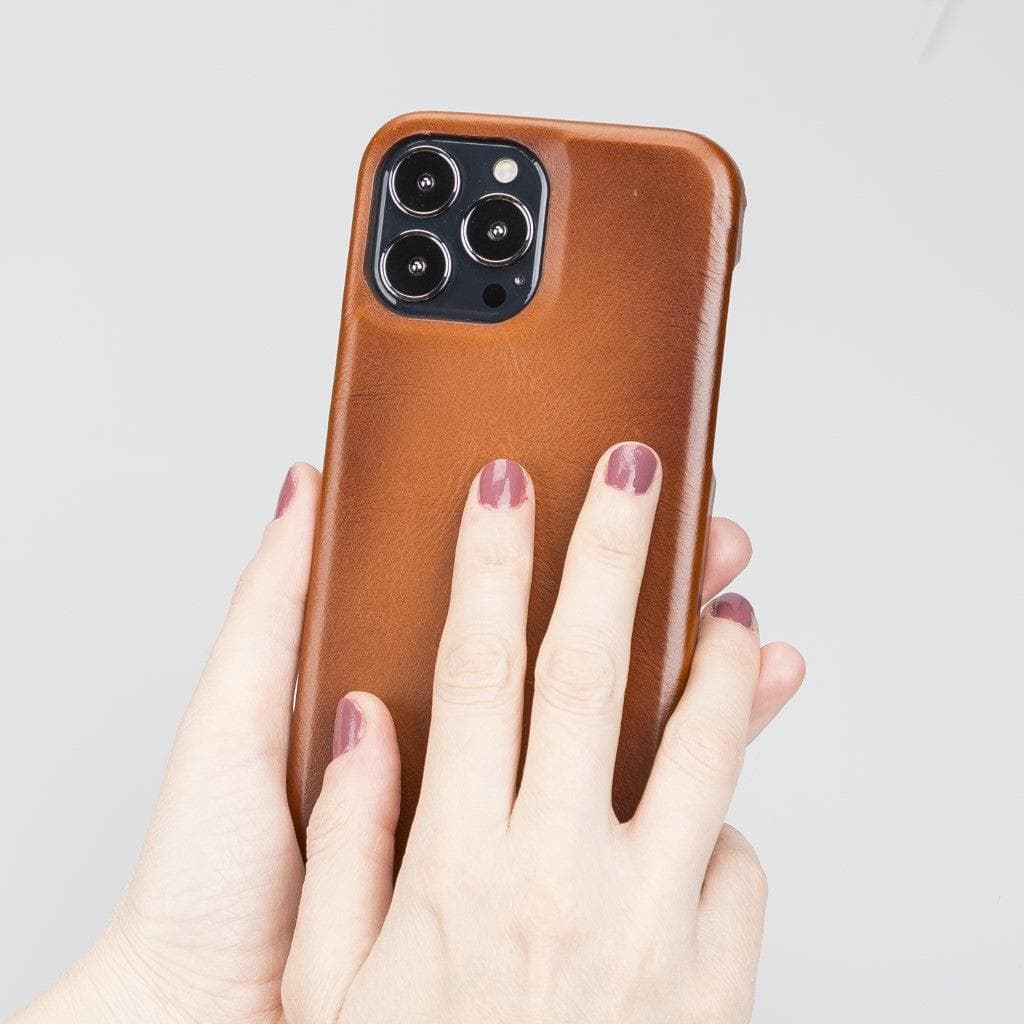 Bayelon F360 Genuine Leather Case for iPhone 13 Pro Max