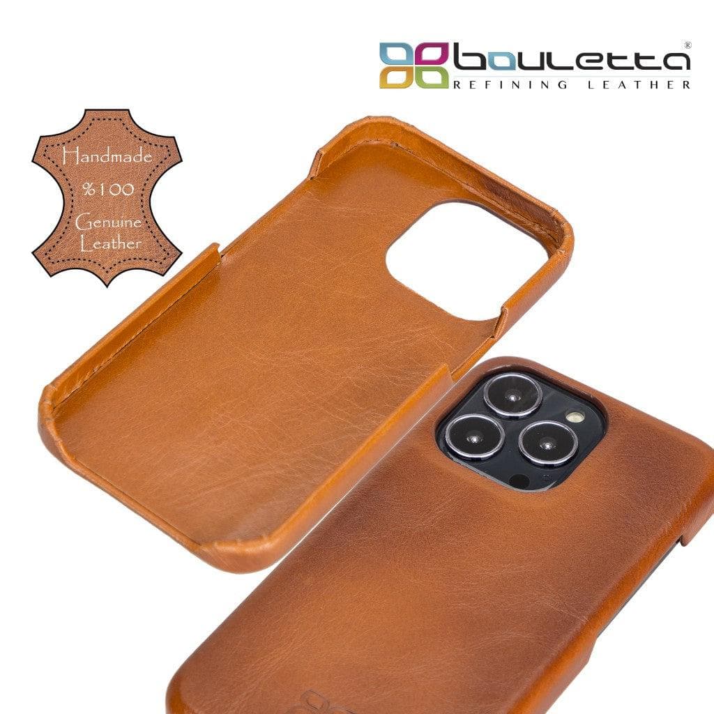Bayelon F360 Genuine Leather Case for iPhone 13 Pro Max
