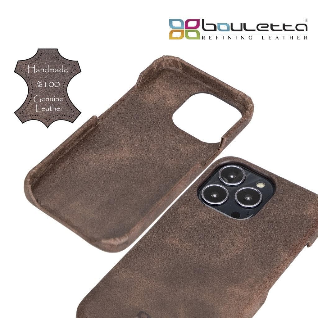 Bayelon F360 Genuine Leather Case for iPhone 13 Pro Max