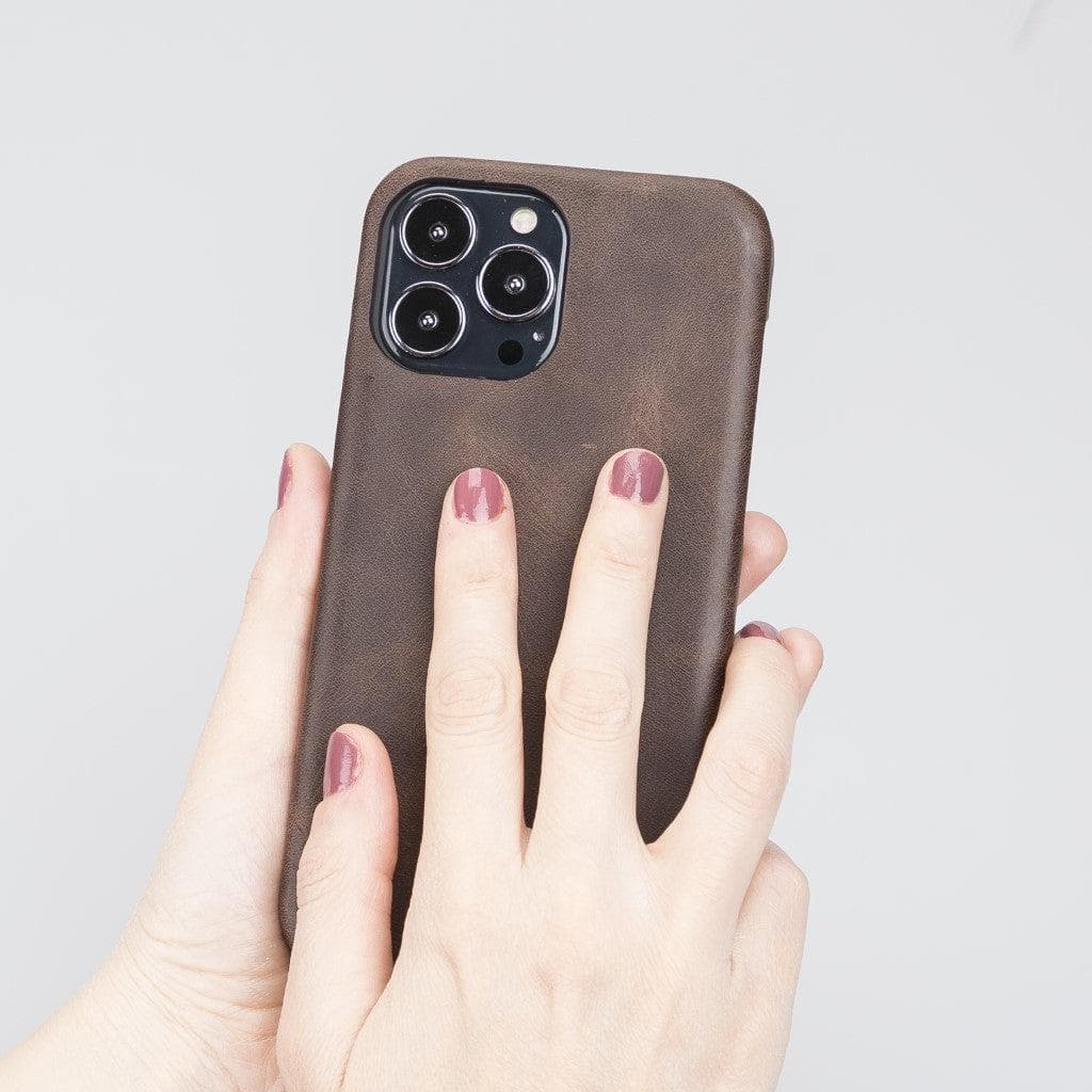 Bayelon F360 Genuine Leather Case for iPhone 13 Pro Max
