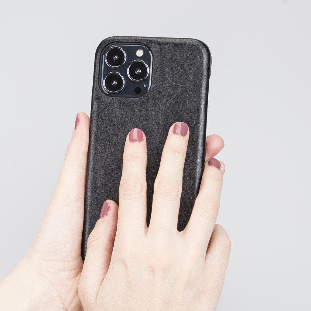 Bayelon F360 Genuine Leather Case for iPhone 13 Pro Max