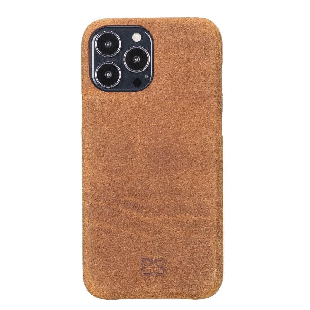 Bayelon F360 Genuine Leather Case for iPhone 13 Pro Max Moccasin