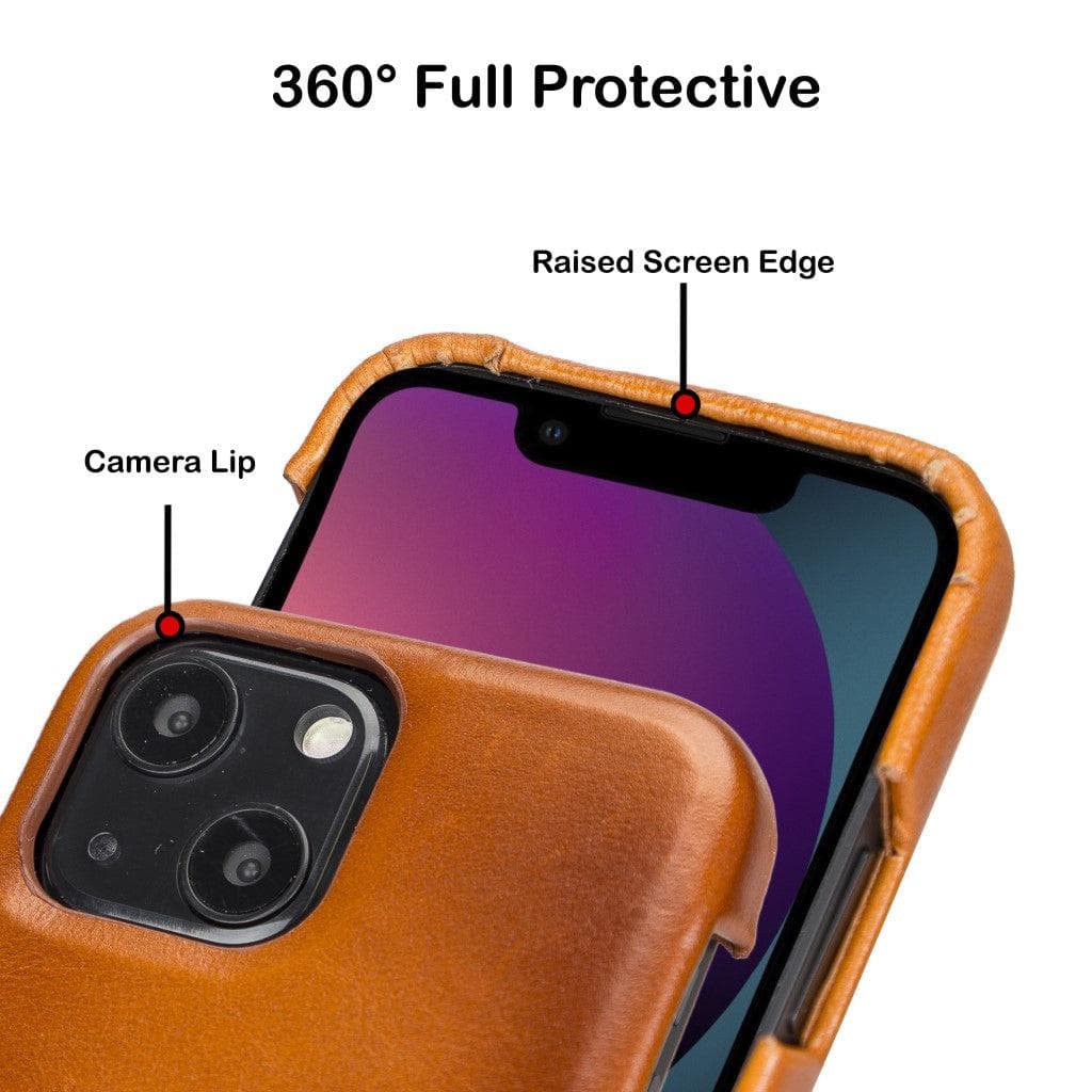 Bayelon F360 Genuine Leather Case for iPhone 13 Pro Max