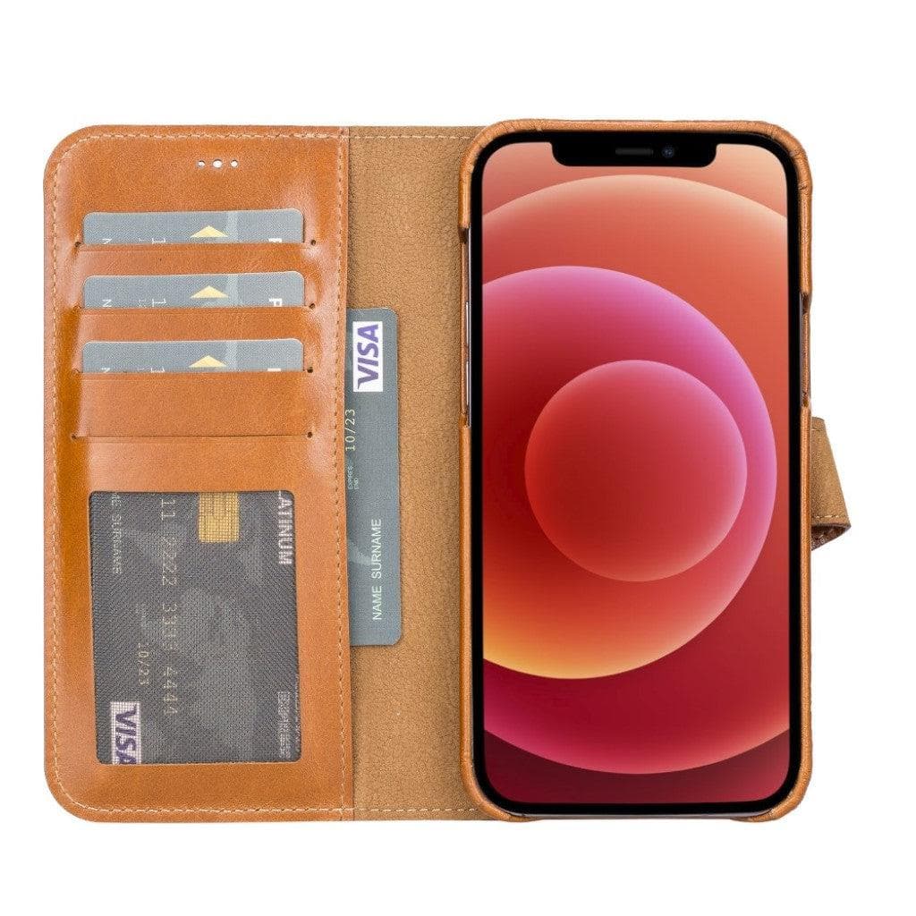 Bayelon F360 Magic Leather Wallet Case for iPhone 13 Pro Max