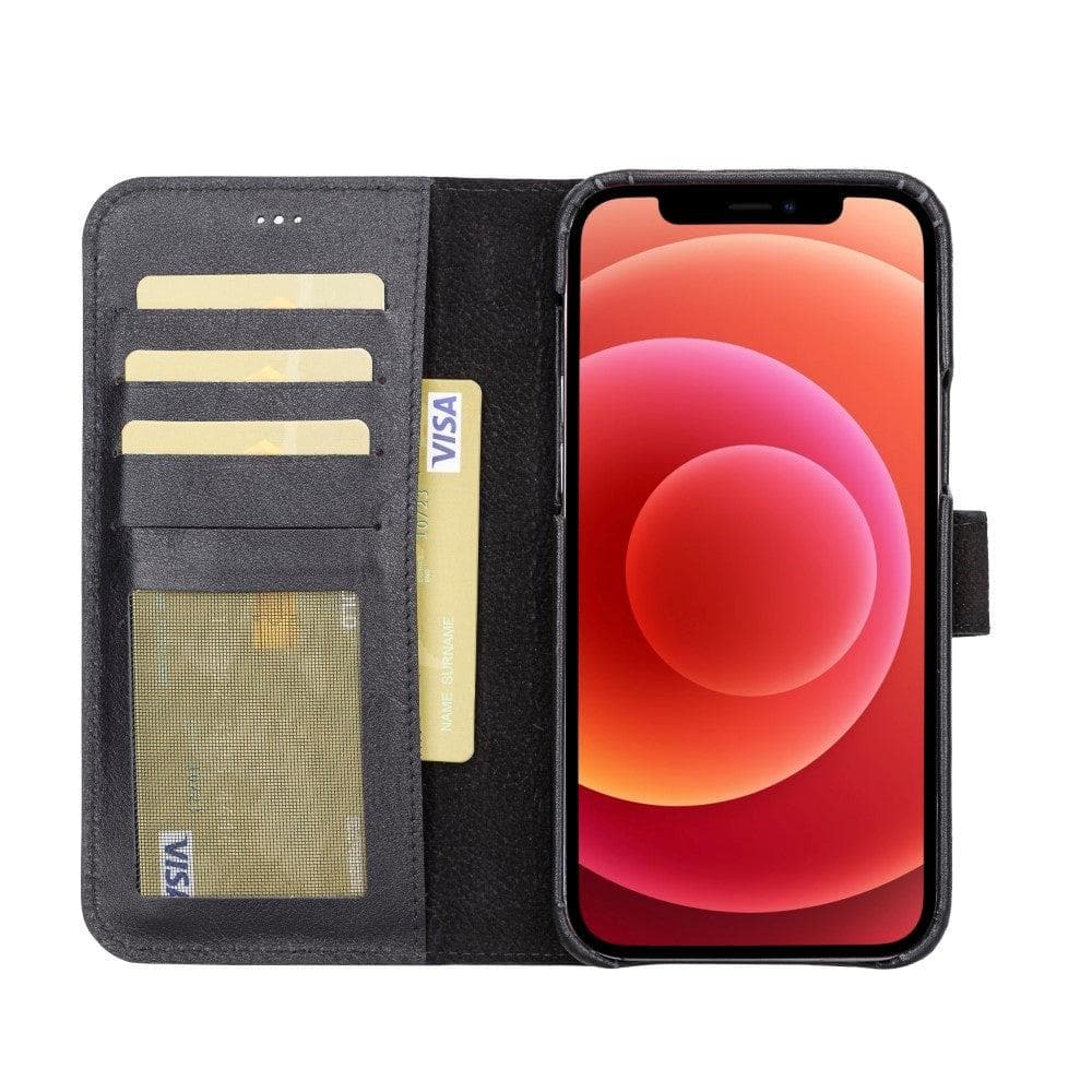 Bayelon F360 Magic Leather Detachable Wallet Case for iPhone 13