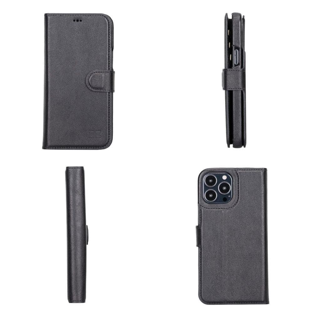 Bayelon F360 Magic Leather Wallet Case for iPhone 13 Pro Max