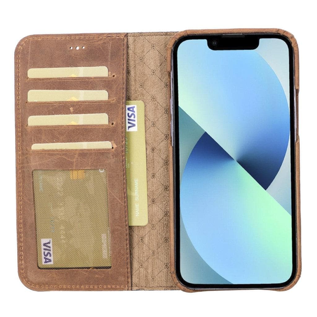 Bayelon F360 Magic Leather Wallet Case for iPhone 13 Pro Max