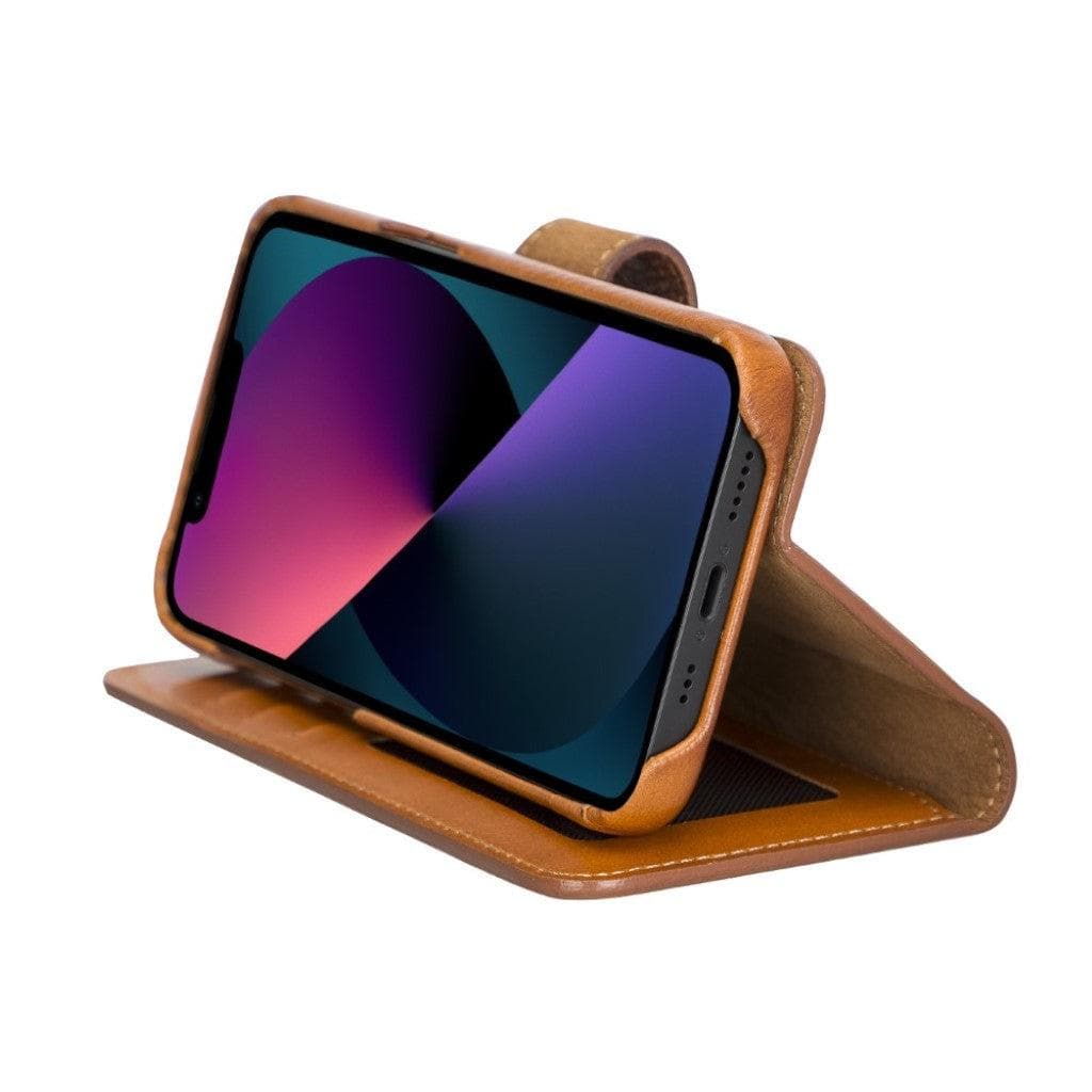 Bayelon F360 Magic Leather Wallet Case for iPhone 13 Pro Max