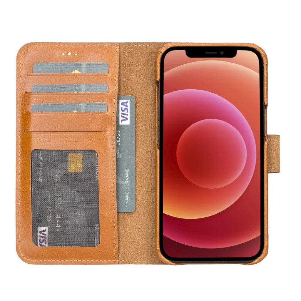 Bayelon F360 Magic Leather Wallet Case for iPhone 13 Pro Max