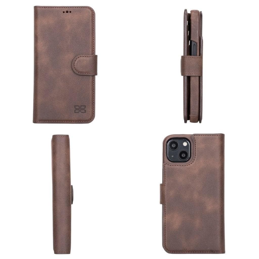 Bayelon F360 Magic Leather Detachable Wallet Case for iPhone 13