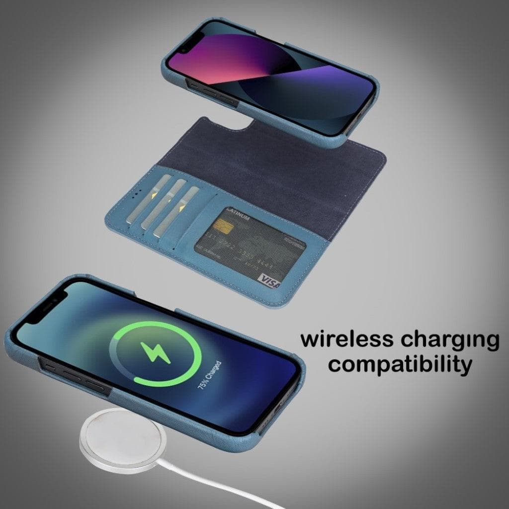 Bayelon F360 Magic Leather Wallet Case for iPhone 13 Pro Max