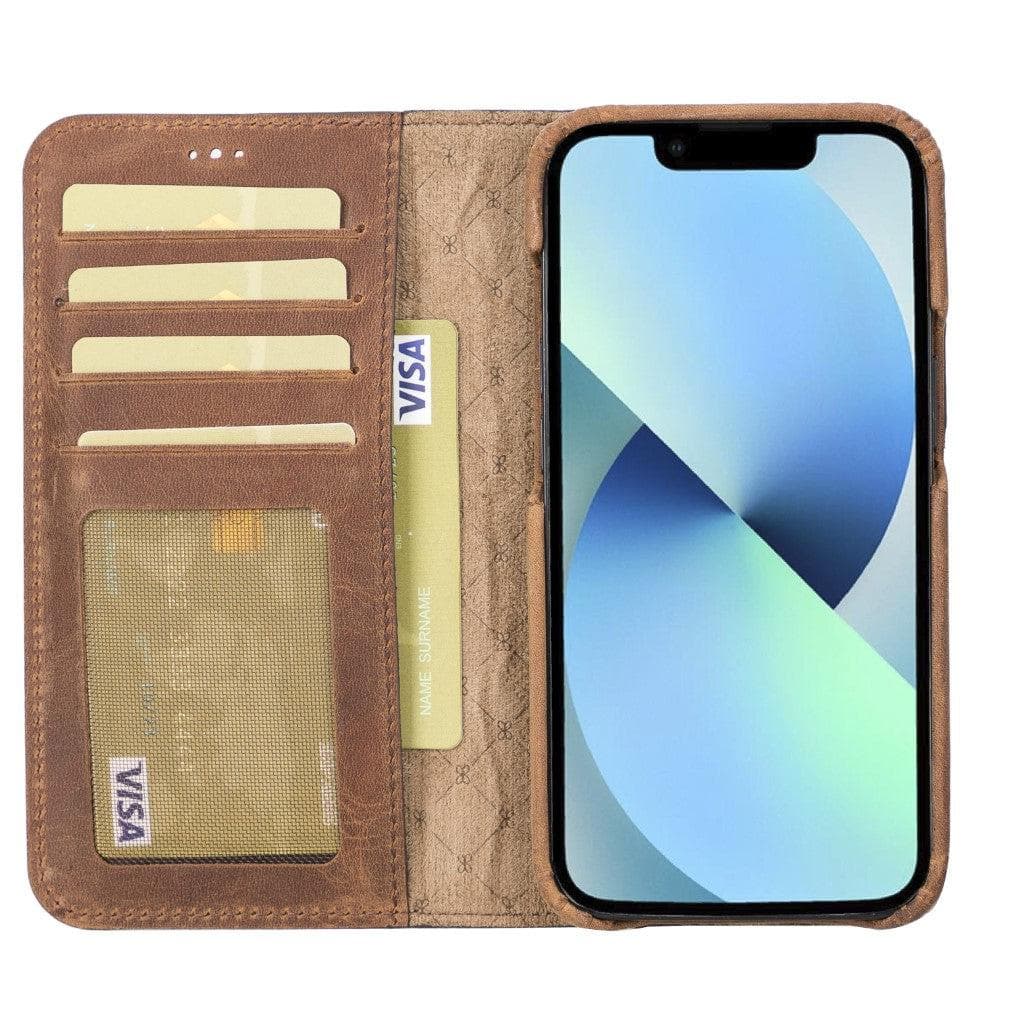 Bayelon F360 Magic Leather Wallet Case for iPhone 13 Pro Max
