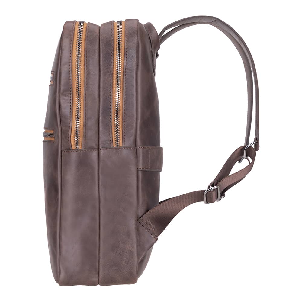 Bayelon Hidden Castle Genuine Leather Laptop Backpack