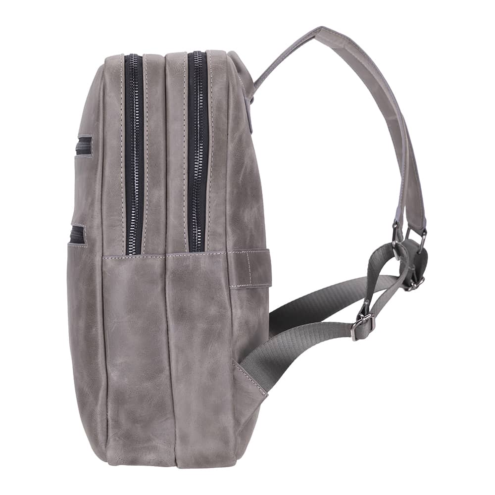 Bayelon Hidden Castle Genuine Leather Laptop Backpack