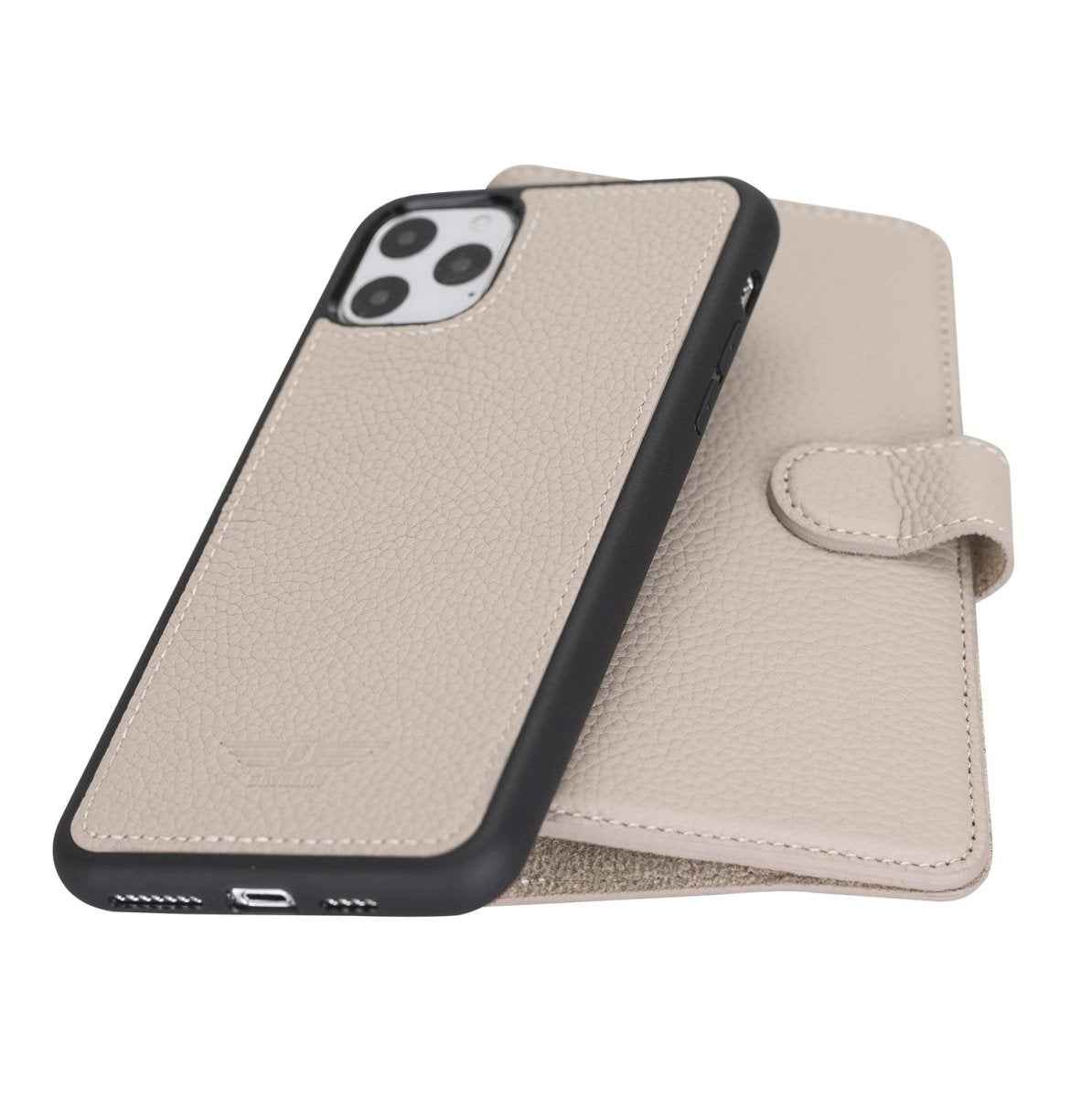 Bayelon iPhone 11 Pro Max 6.5" Leather Detachable Magnetic Wallet Case